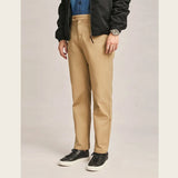 BONSIR  -  American European Spring Autumn New Fashion Men’s Solid Color Casual Trendy Straight Cotton Trousers Male Simple Pants Clothes