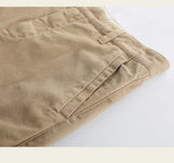 BONSIR  -  American European Spring Autumn New Fashion Men’s Solid Color Casual Trendy Straight Cotton Trousers Male Simple Pants Clothes