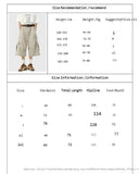 BONSIR  -  Summer Cotton Casual Pants Men Pocket Cargo Pants Men Japanese Streetwear Hip-hop Loose Wide Leg Pants Mens Calf-Length Pants