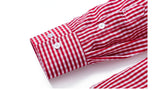 BONSIR  -  Spring Summer Mens Plaid Shirts Fashion Men Long Sleeve Cotton Plaid Shirt Tees Casual Men Breathable Formal Tops Shirt Clothing