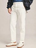 BONSIR  -  American European Spring Autumn New Fashion Men’s Solid Color Casual Trendy Straight Cotton Trousers Male Simple Pants Clothes