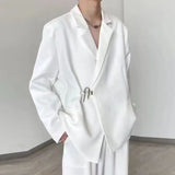 BONSIR  -  Casual Suit Jacket Men's High-end Design Niche White Suit Set