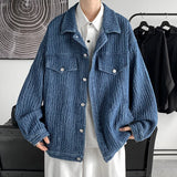 Bonsir Spring Denim Coats and Jackets Loose Oversize Sequins Jean Jacket Street Style Daily CasualTop Vintage Mens Coat Clothes A23