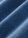 BONSIR  -  Men'S Slim-Fit Casual Jeans - Washed Denim, Solid Color, Comfortable All-Season Wear, Casual Attire|Slim Fit Jeans|Washed Denim
