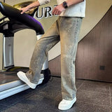 BONSIR  -  Pi Shuai style straight leg jeans men's high-end loose men's pants 2025 new spring and autumn Pi Shuai casual pants