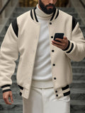 BONSIR  -  New Loose American Trendy Brand Baseball Jersey Coat Men Fashion Bomber Jacket Men's Casual Plus Size Streetwear Jackets