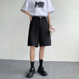 BONSIR  -  Summer Suit Shorts Men Fashion Social Mens Dress Shorts Korean Business Casual Black Shorts Mens Office Formal Shorts M-2XL