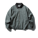 BONSIR  -  Vintage Color Block Jackets Mens Streetwear Punk Y2k Cargo Coats Oversized Harajuku Loose Casual Hip Hop Jackets Male