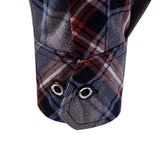 BONSIR  -  Men's Classic Long Sleeve Plaid Basic Dress Shirts Single Patch Pocket Formal Business Casual Regular Fit Office Social Shirt