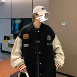 BONSIR  -  Jacket Men Spring and Autumn Large Size New Handsome Autumn Baseball Uniform Casual Jacket