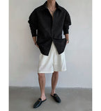 BONSIR  -  Fashion Loose Men's Printed Casual Long-sleeve Shirt. Single-button Street Style Spring and Autumn Top. M-5XL