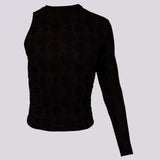 Bonsir Mens Y2k Sleeveless Stitching Long-Sleeve Design T-Shirt Streetwear Personality Niche Trend Plain Top Men'S Clothing