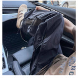 BONSIR  -  Bla Me Side Zip Qui Dry Ice Silk Casual Pants Men Summer Thin American Straight Tube Outdoor Tactical Long Trousers