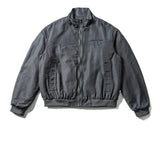 BONSIR  -  Vintage Letter Embroidery Bomber Jacket Men Streetwear Harajuku Splicing Cargo Coat Oversized Autumn New Loose Casual Jacket
