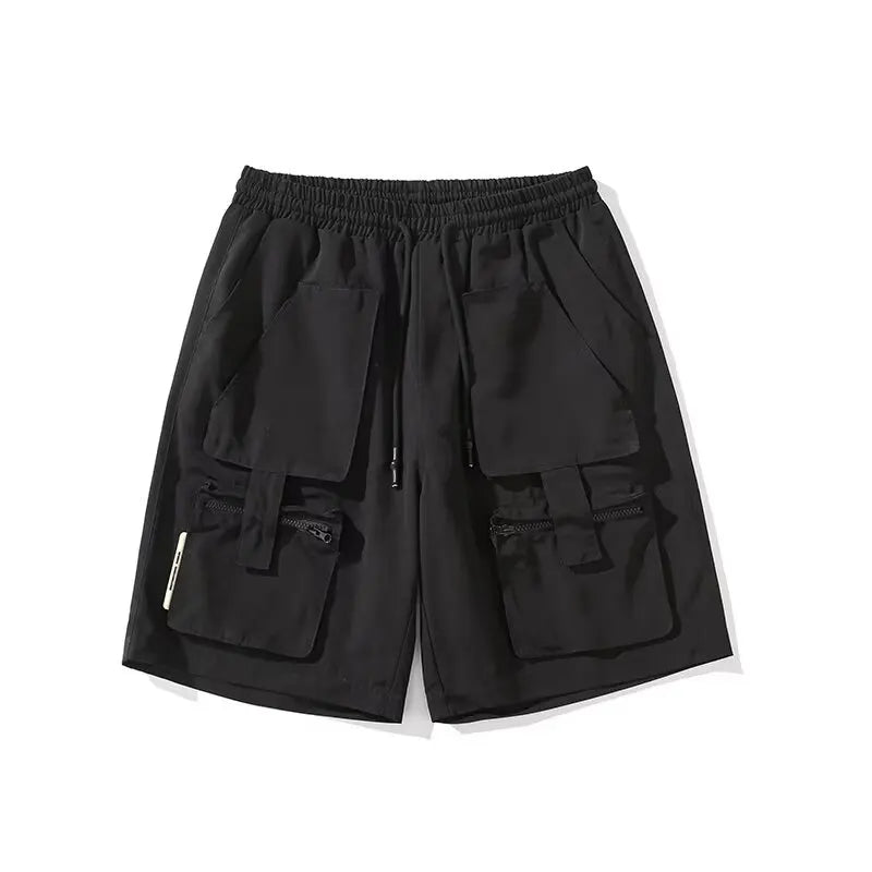 Bonsir Khaki Cargo Shorts Men Summer Beach Loose Casual Work Trousers Male Big Size Black Outdoor Shorts Pants Breathable