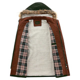 BONSIR  -  Autumn Winter 2025 Fashion Men's Solid Color Long Sleeve Detachable Hooded Lamb Cotton Clothes Male Casual Trendy Coat Jacket