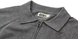 BONSIR  -  Men Sweater Men's Fall Winter Lapel Sweater Knitted Zipper Pullover Soft Warm Mid Length Casual Sweater for Men Lightweight Men