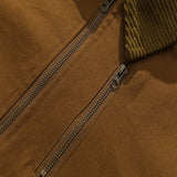 BONSIR  -  Autumn Vintage New Fashion American Men's Turn-down Collar Long Sleeve Zipper Casual Trendy Cargo Coats Male Streetwear