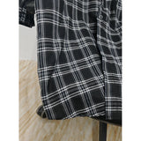 BONSIR  -  Checkered short sleeved shirt for men's summer new trend brand trendy casual loose versatile shirt top jacket