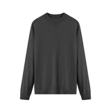 BONSIR  -  Men's New Style 100% Fine-spun Wool Sweater in Pure Color for Autumn and Winter, Fashionable Business Knitted Base Layer Sweater