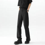 BONSIR  - Black Suit Pants Men Slim Fit Social Mens Dress Pants Business Casual Straight Pants Mens Office Formal Trousers Plus Size 4XL