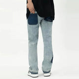 Bonsir Y2K Star Jeans Men Patchwork Denim Trousers Male Loose Casual Pants Korean Japanese Streetwear Hip Hop men clothing