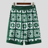 BONSIR  -  Men Printing Shorts Elastic Waist Oversize Summer Casual Men Bottoms Streetwear Joggers 2025 Fashion Male Shorts S-5XL