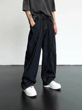 Bonsir Hip Hop Distressed Shabby Jeans Pants Men Ripped Patchwork Denim Trousers Male Oversize Loose Japanese Streetwear 5XL
