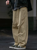 BONSIR  -  Japanese Retro Multi-ket Workwear Long Pants Loose Straight Harlan Umbrella Soldier Pants Men Women Casual Faion