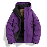 Bonsir New autumn winter loose cotton jacket warm casual men's cotton jacket zipper waterproof jacket