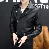 Bonsir Casual Slim Fit Men's Suit Jackets Thin Coat New In Fashionable Handsome Classic High Quality Male Leather Blazer Elegant Loose