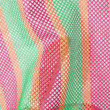 BONSIR  -  Men Tank Tops Striped Colorful See Through Mesh Male Vests Summer Sexy O-neck Sleeveless Fashion Men Clothing Tops 2025