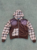 BONSIR  -  Spring and Autumn European and American Waffle Color Block Hoodie New Street Fashion Casual Men's and Women's Sweatshirts