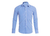 BONSIR  -  Spring Summer Mens Plaid Shirts Fashion Men Long Sleeve Cotton Plaid Shirt Tees Casual Men Breathable Formal Tops Shirt Clothing