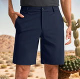 BONSIR  -  Business Men's Golf Shorts Summer Quick Dry Casual Flat Front Dress Shorts Stretch Hiking Work Wear Dress Shorts with 4 Pockets