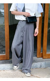 BONSIR  -  Oversized Black Suit Pants Men Fashion Social Mens Dress Pants Korean Loose Wide Leg Pants Mens Office Formal Trousers M-3XL