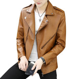 Bonsir Casual Slim Fit Men's Suit Jackets Thin Coat New In Fashionable Handsome Classic High Quality Male Leather Blazer Elegant Loose