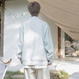 Bonsir New Spring and Autumn Fashion Simple Trendy Men's V-Neck Loose Casual Small Puppy Handsome Lazy Men's Oversize Sweater
