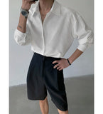 BONSIR  -  Fashion Loose Men's Printed Casual Long-sleeve Shirt. Single-button Street Style Spring and Autumn Top. M-5XL