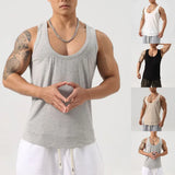 BONSIR  -  New Stylish Comfy Fashion Daily Holiday Vacation T Shirt Tee Top Colorblock Loose Mens O Neck Short Sleeve Male