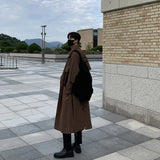 Bonsir Trench coat Brand New Spring Trench Korean Men's Fashion Overcoat Male Long Windbreaker Streetwear Men Coat Outer Wear Clothing