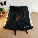 Bonsir Summer Shorts Mens Sports Shorts Basketball Buttoned Casual Pants Loose Breathable American Style Youth Thin Men'S Shorts