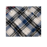 BONSIR  -  Color Blocking Patchwork Men's Checkered Shirt with Tassel Long Sleeves Wearing An Outerwear Loose Stylish Male Top