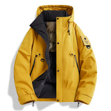 Bonsir New autumn winter loose cotton jacket warm casual men's cotton jacket zipper waterproof jacket