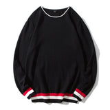 BONSIR  -  Autumn Knitted Sweater Men Korean Fashion Pullovers Long Sleeve Man Kintwear Sweatshirt Sweaters Men Clothing Pullover Top