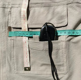 BONSIR  -  Faionable ort Sve Overall Workwear for Men Lightweight Bubble Cotton Blend Fabric Fac Workop orms