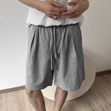 BONSIR  -  Men Shorts Striped Drawstring Loose Summer Casual Male Shorts Streewear 2025 Oversize Fashion Men Bottoms S-5XL