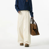 BONSIR  -  Maillard pants men's autumn and winter American retro trendy brand loose wide-leg pants handsome casual large size work pants