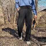 BONSIR  -  New British Retro Male Suit Pants Light Luxury Naples Slim-fit Dress Pants Casual Premium Popular Elegant FashionTrousers M-3XL