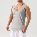 BONSIR  -  New Stylish Comfy Fashion Daily Holiday Vacation T Shirt Tee Top Colorblock Loose Mens O Neck Short Sleeve Male